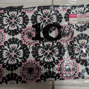 New In Package, 31Zipper Pouch, Pink Pop Medallion, Polyester, 12x10